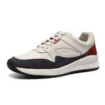 Tenis Branco - Azul/Vermelho Samello