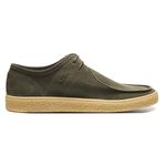 Sapato Casual Masculino Nobuck Verde Samello 