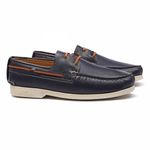 Deckshoes Masculino Santorim Napa Navy Samello 