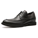 Sapato Masculino Casual Oxford Elevator Coupe Preto Samello 