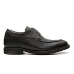 Sapato Masculino Casual Oxford Elevator Coupe Preto Samello 