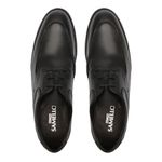 Sapato Masculino Casual Oxford Elevator Coupe Preto Samello 