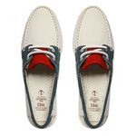 DECKSHOES Feminino - Yate Funny Nobuck Off White/Navy/Vinho Samello