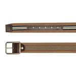Cinto Dupla Face Masculino Lona Bege / Bullskin Café Samello