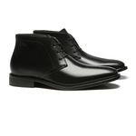 Bota Social Masculina Argo Preto Samello 