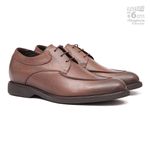 Sapato Masculino Oxford Elevator Casual Coupe Cuoio Samello