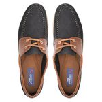 Deckshoes Masculino Kanoê Marinho & Café Samello