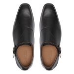 Elevator Social Masculino Tiguan Monkstrap Preto Samello