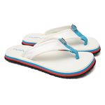 Chinelo Masculino Inoah Branca & Azul Samello