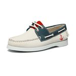 DECKSHOES Feminino - Yate Funny Nobuck Off White/Navy/Vinho Samello