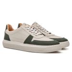 Sapatenis Oslo Floater OFF White Nobuck Verde Militar Samello