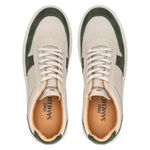 Sapatenis Oslo Floater OFF White Nobuck Verde Militar Samello