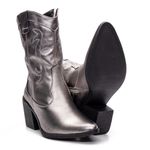 Bota Sândalo Feminina Texana Prata