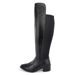  Bota Feminina Verena Overknee Preta