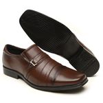 Sapato Social Sândalo Plaza Metal Tabaco