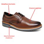 Sapato Casual Sândalo Evidence Cadarço Marrom