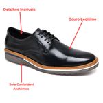 Sapato Casual Sândalo Evidence Cadarço Black 