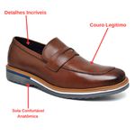 Sapato Casual Sândalo Evidence Marrom