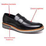 Sapato Casual Sândalo Evidence Preto 