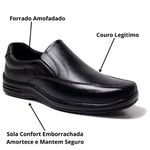 Sapato Social Sândalo Logan Preto