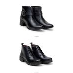 Combo 2 Botas Femininas Avery/Athena Preta