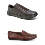 Combo 2 pares Sapatênis/Mocassim 