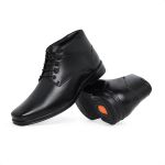 Sapato Sândalo Cano Alto Confort Day Preto