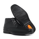 Sapato Sândalo Cano Alto Confort Day Preto