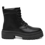 Bota Coturno Feminina Blogueira Salto Medio Tratorada
