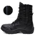 Bota Militar Preta Resistente Confortável 
