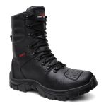 Bota Coturno Militar Couro Legitimo Solado Antiderrapante