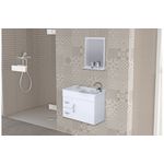 Combo Gabinete + Pia + Espelheira Mod Siena 55x33