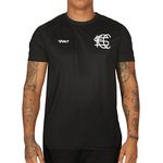 Camisa Masculina Viagem Atleta 2024 Santa Cruz Preta Volt 