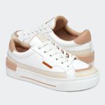 Tênis Sky Branco Nude Santa Moça