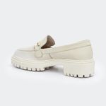 Mocassim Gravata Off White Santa Moça