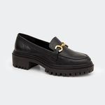 Mocassim Gravata Preto Santa Moça