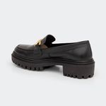 Mocassim Gravata Preto Santa Moça