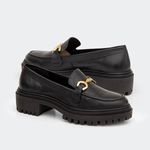 Mocassim Gravata Preto Santa Moça