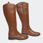 Bota Chloe Cano Longo Castanho Santa Moça
