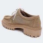 Mocassim Madrid Camurça Marfim Santa Moça