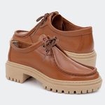 Mocassim Madrid Camel Santa Moça 
