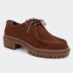 Mocassim Madrid Camurça Marrom Santa Moça
