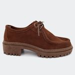 Mocassim Madrid Camurça Marrom Santa Moça