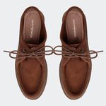 Mocassim Madrid Camurça Marrom Santa Moça
