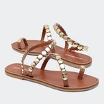 Rasteira Cibele Camel Santa Moça