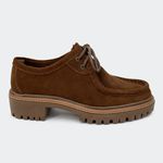 Mocassim Madrid Camurça Marrom Santa Moça