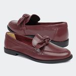 Mocassim Paris Bordô Santa Moça