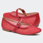 Sapatilha Cecília Vermelho Santa Moça