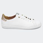 Tênis Basic Branco Metalizado Santa Moça
