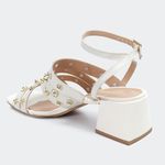 Sandália Verena Off White Santa Moça